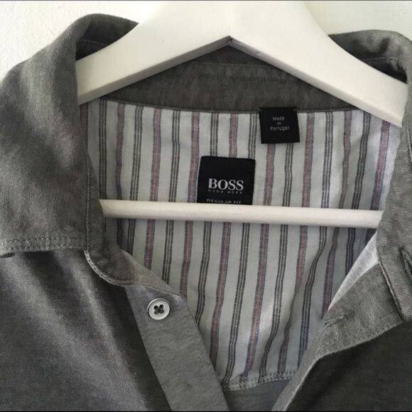 BOSS Cotton Button Up - Picture 3 of 4